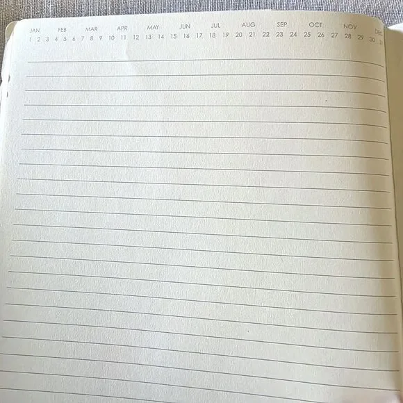 Graphique Notebook Journal Blue Floral Motif Lined Luxury Bound - Picture 6 of 11